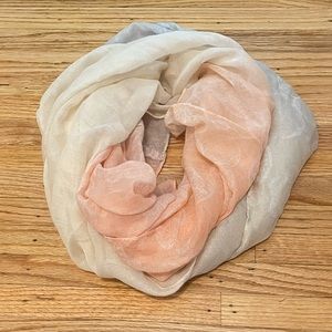 Ombré infinity scarf